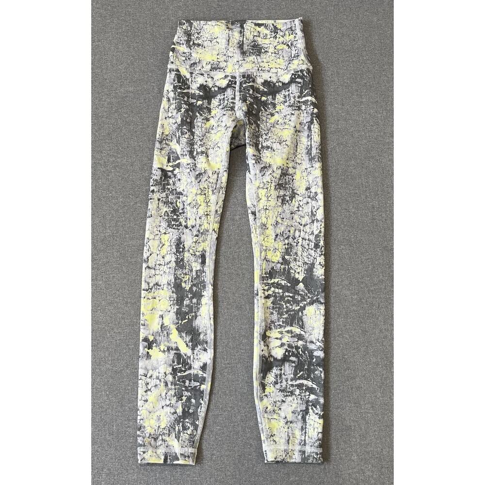 Lululemon Wunder Train High-Rise Tights Smoked Spruce Multi Size 2